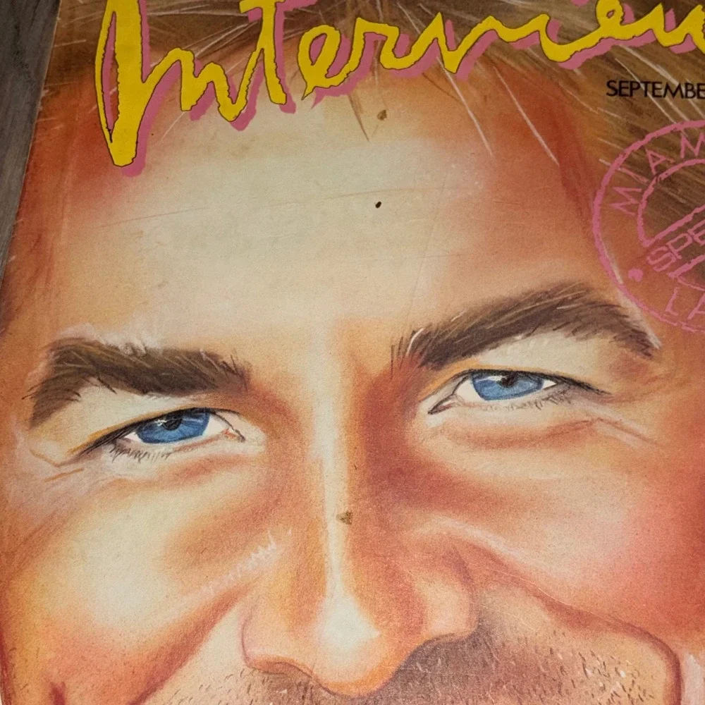 Vintage Andy Warhol Interview Magazine September 1985 Don Johnson Miami Special